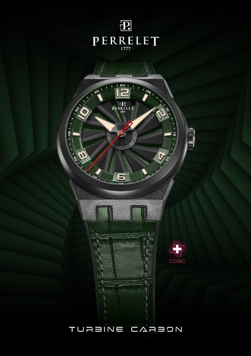 Obrázek Perrelet Turbine Carbon Forest Green