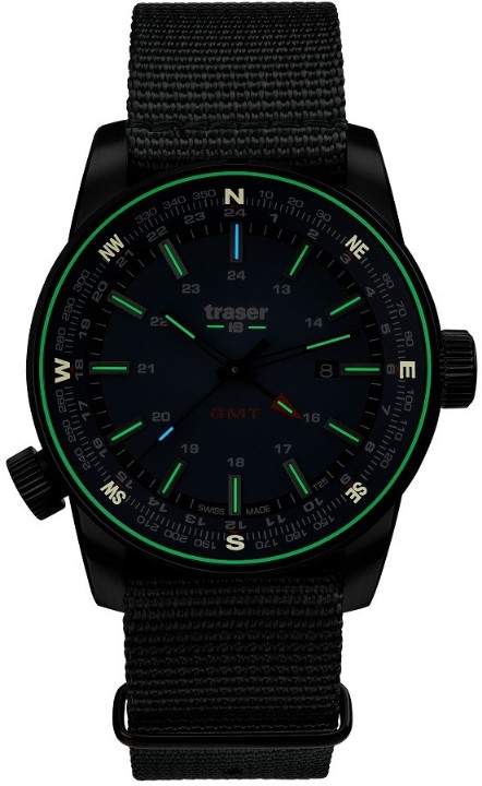 Obrázek Traser P68 Pathfinder GMT Green + UV svítilna zdarma