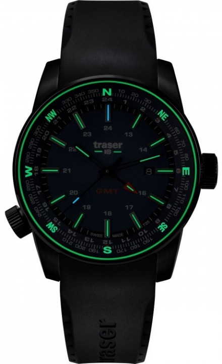 Obrázek Traser P68 Pathfinder GMT Green + UV svítilna zdarma