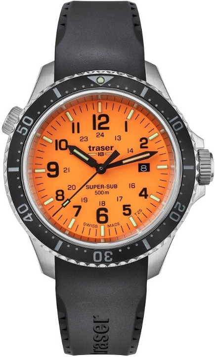 Obrázek Traser P67 Diver Orange Special Set + UV svítilna zdarma