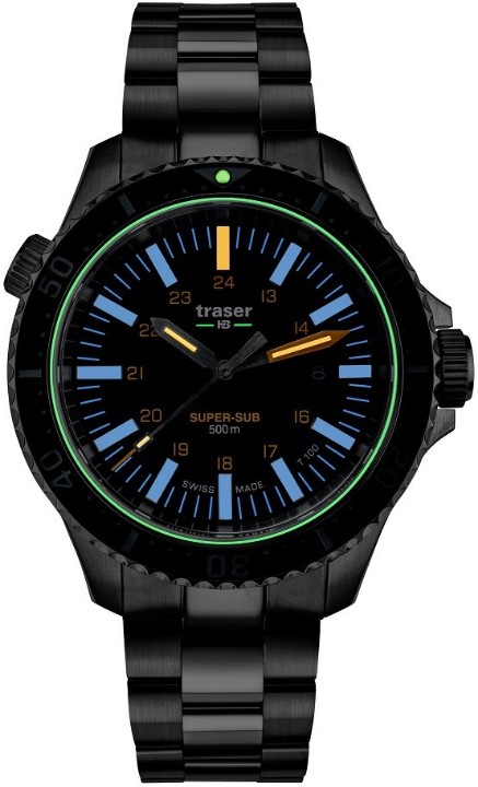 Obrázek Traser P67 Diver T100 Blue + UV svítilna zdarma