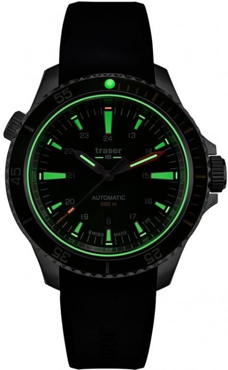 Obrázek Traser P67 Diver Automatic Black + UV svítilna zdarma