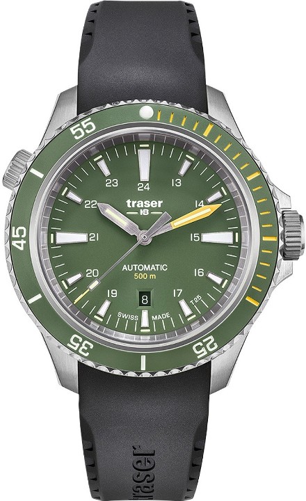 Obrázek Traser P67 Diver Automatic Green Special Set + UV svítilna zdarma