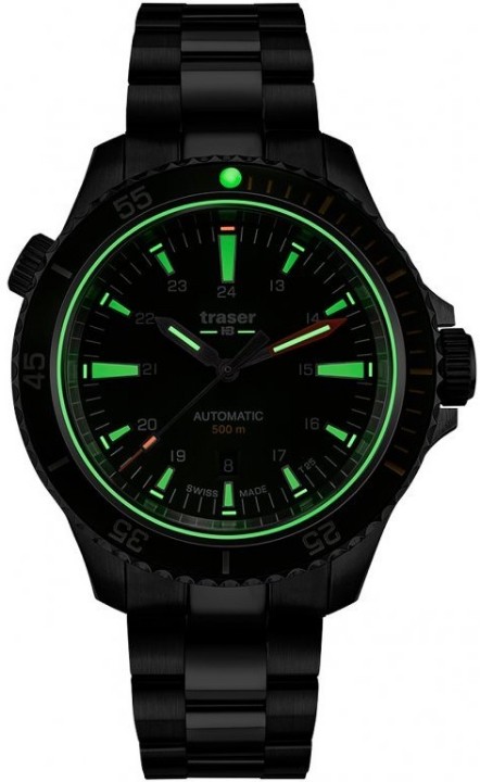 Obrázek Traser P67 Diver Automatic Green Special Set + UV svítilna zdarma