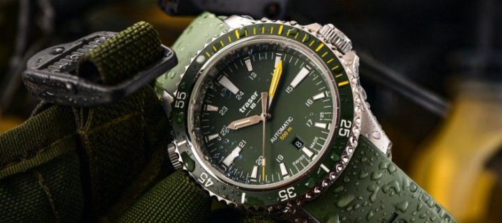 Obrázek Traser P67 Diver Automatic Green + UV svítilna zdarma