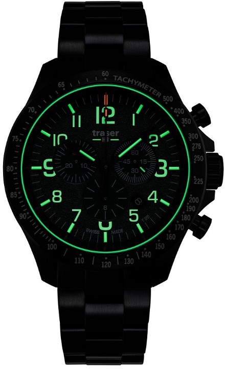 Obrázek Traser P67 Officer Pro Chronograph Green + UV svítilna zdarma