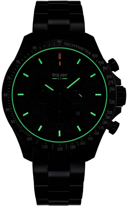 Obrázek Traser P67 Officer Pro Chronograph Black + UV svítilna zdarma