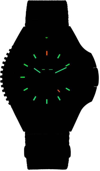 Obrázek Traser P69 Black Stealth Green NATO + UV svítilna zdarma