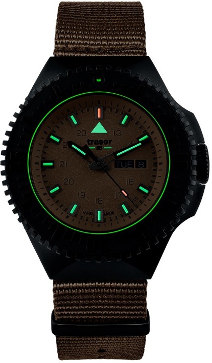 Obrázek Traser P69 Black Stealth Sand NATO + UV svítilna zdarma