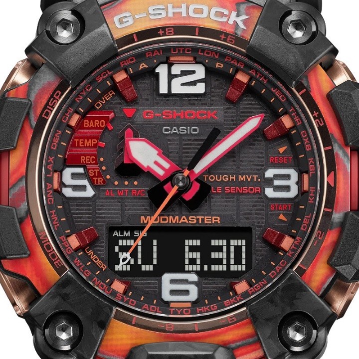 Obrázek Casio G-Shock Mudmaster 40th Anniversary Flare Red