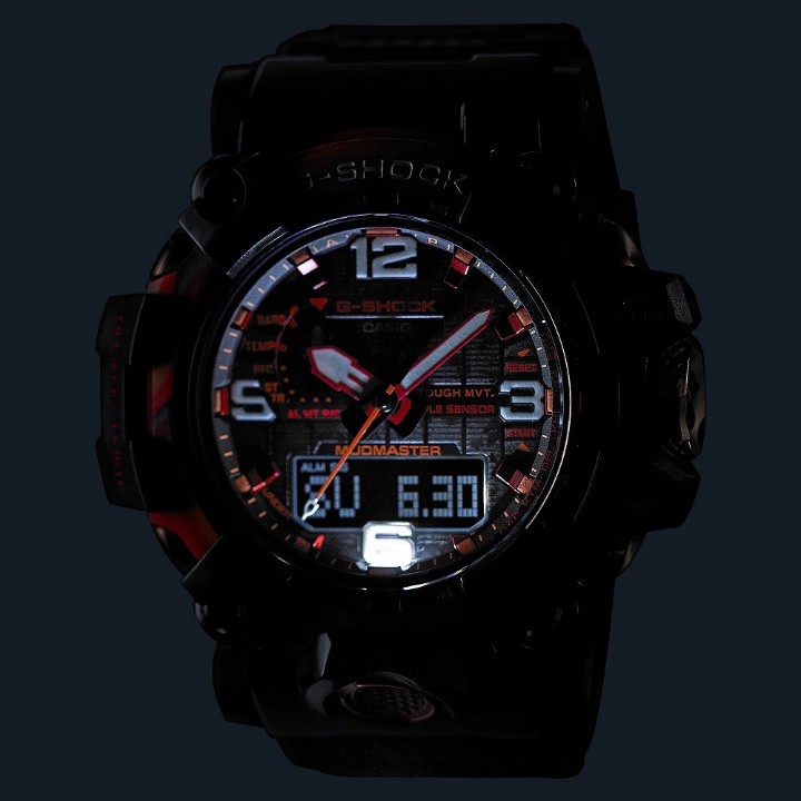 Obrázek Casio G-Shock Mudmaster 40th Anniversary Flare Red