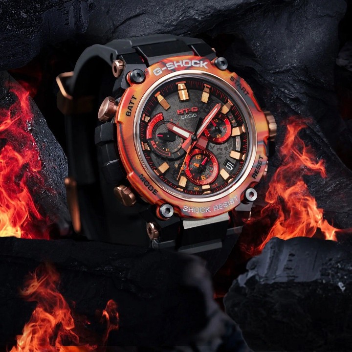 Obrázek Casio G-Shock MT-G Carbon Core Guard 40th Anniversary Flare Red