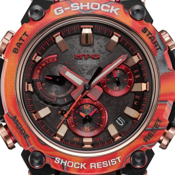 Obrázek Casio G-Shock MT-G Carbon Core Guard 40th Anniversary Flare Red