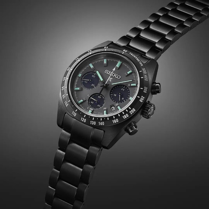 Obrázek Seiko Prospex Speedtimer Solar Chronograph The Black Series