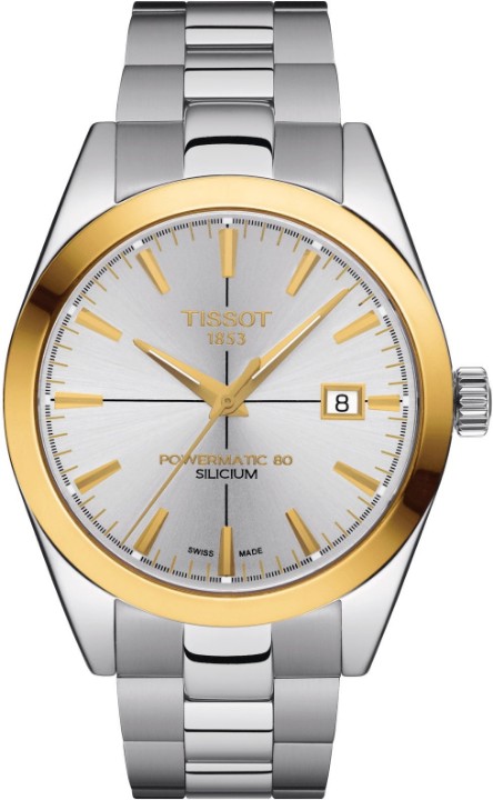 Obrázek Tissot Gentleman Powermatic 80 Silicium 18k Gold Bezel