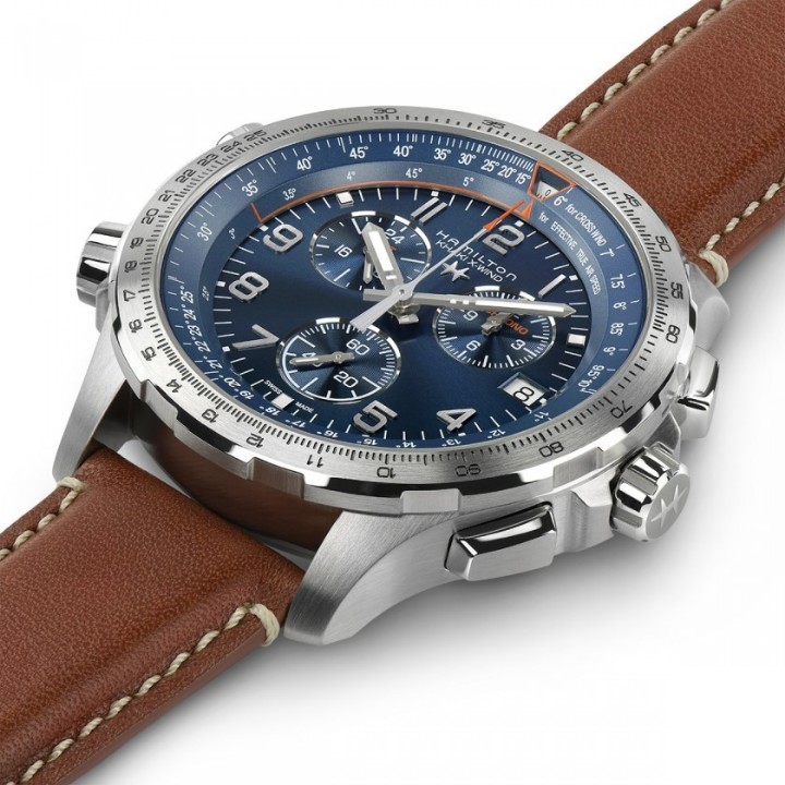 Obrázek Hamilton Khaki Aviation X-Wind GMT Chrono Quartz