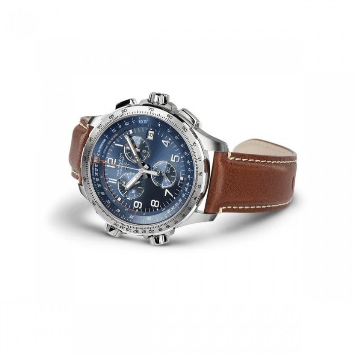 Obrázek Hamilton Khaki Aviation X-Wind GMT Chrono Quartz