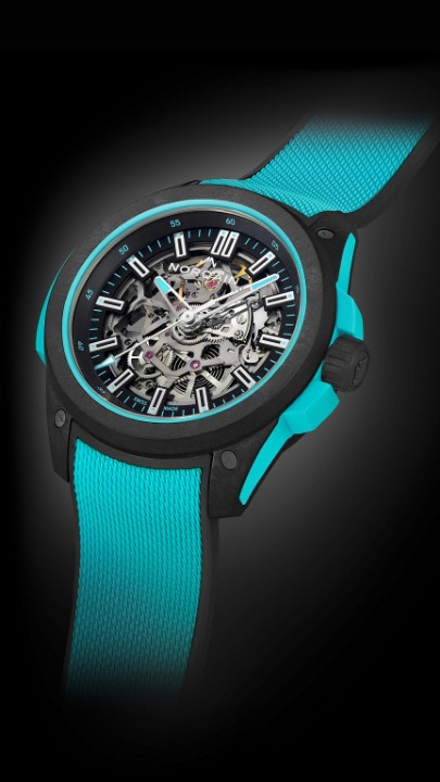 Obrázek Norqain Independence Wild One Skeleton Turquoise