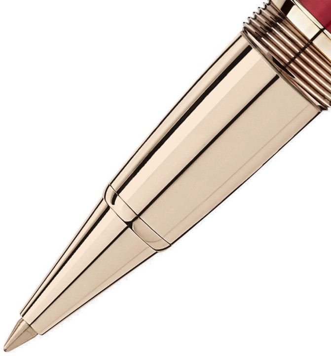 Obrázek Rollerball Montblanc Meisterstück Calligraphy Red Solitaire