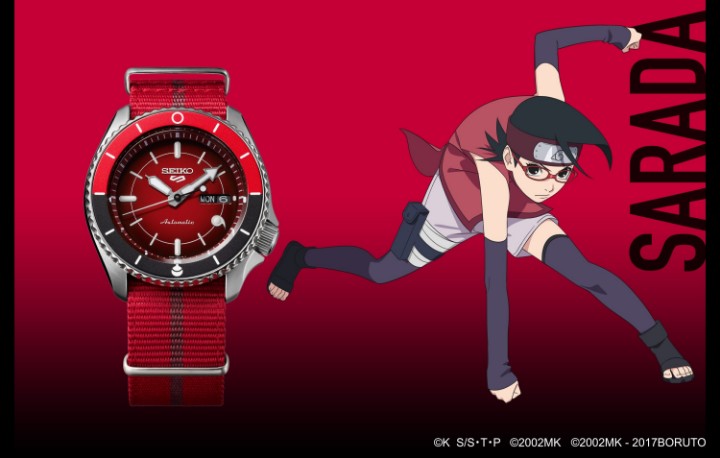 Obrázek Seiko 5 Sports Sarada Uchiha Limited Edition