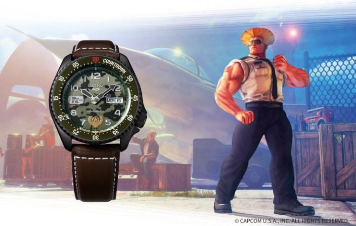 Obrázek Seiko 5 Sports Street Fighter V Limited Edition GUILE - Indestructible Fortress