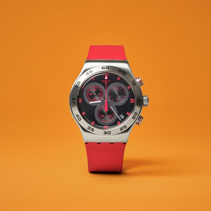 Obrázek Swatch Crimson Carbonic Red