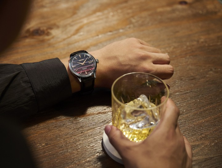 Obrázek Seiko Presage Cocktail Time STAR BAR Purple Sunset Limited Edition