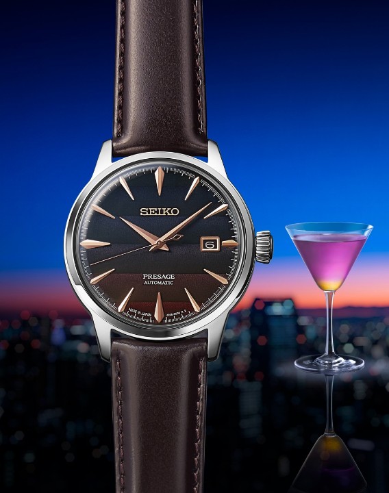 Obrázek Seiko Presage Cocktail Time STAR BAR Purple Sunset Limited Edition