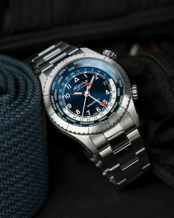 Obrázek Alpina Startimer Pilot Quartz Worldtimer