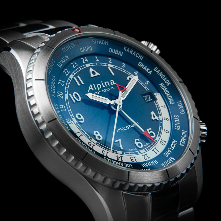 Obrázek Alpina Startimer Pilot Quartz Worldtimer