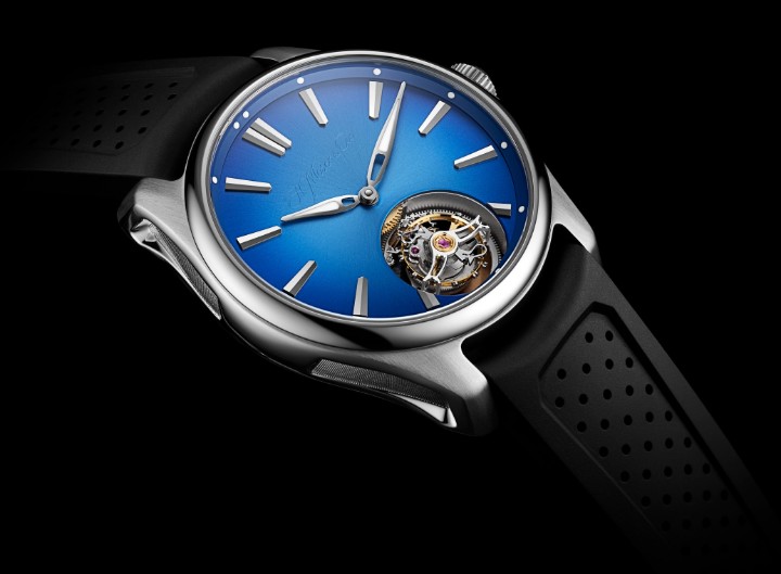 Obrázek H. Moser & Cie Pioneer Tourbillon Arctic Blue