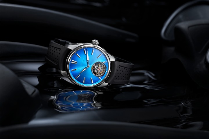 Obrázek H. Moser & Cie Pioneer Tourbillon Arctic Blue