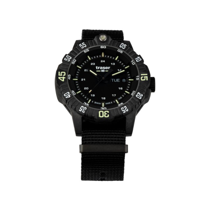 Obrázek Traser P99 Q Tactical Black NATO + UV svítilna zdarma