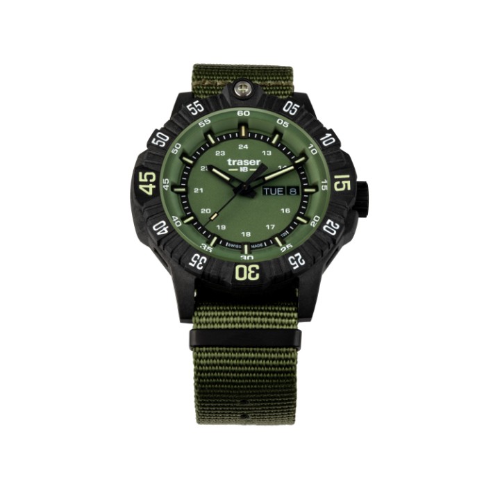 Obrázek Traser P99 Q Tactical Green NATO + UV svítilna zdarma