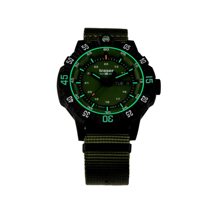 Obrázek Traser P99 Q Tactical Green NATO + UV svítilna zdarma