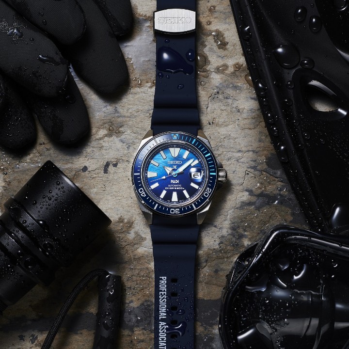 Obrázek Seiko Prospex Sea ‘Great Blue’ Samurai Scuba PADI Special Edition