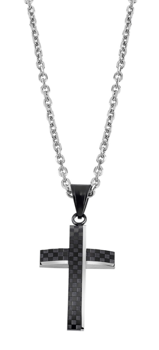 Obrázek Pánský náhrdelník Lotus Style Men In Black