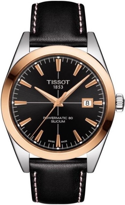 Obrázek Tissot Gentleman Powermatic 80 Silicium 18k Gold Bezel