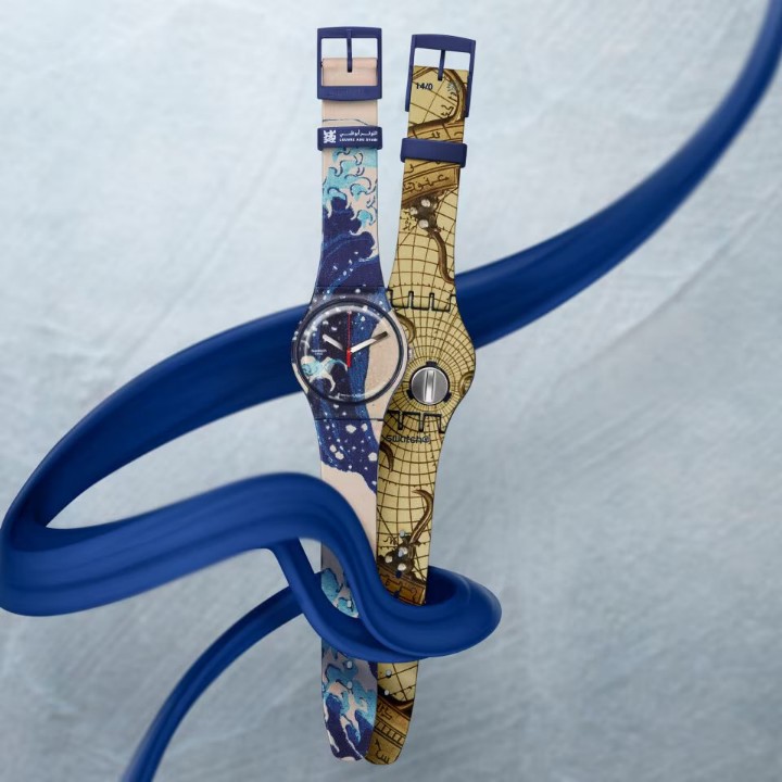 Obrázek Swatch The Great Wave by Hokusai & Astrolabe