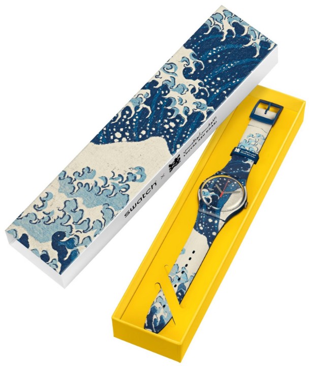 Obrázek Swatch The Great Wave by Hokusai & Astrolabe