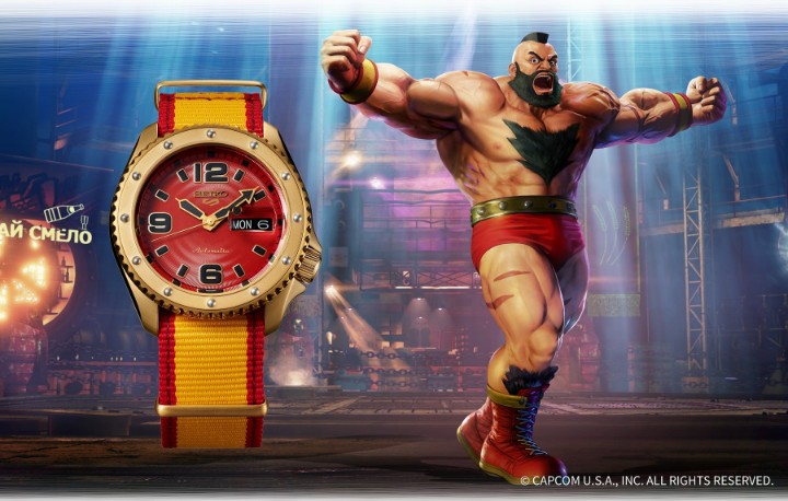 Obrázek Seiko 5 Sports Street Fighter V Limited Edition ZANGIEF - Iron Cyclone