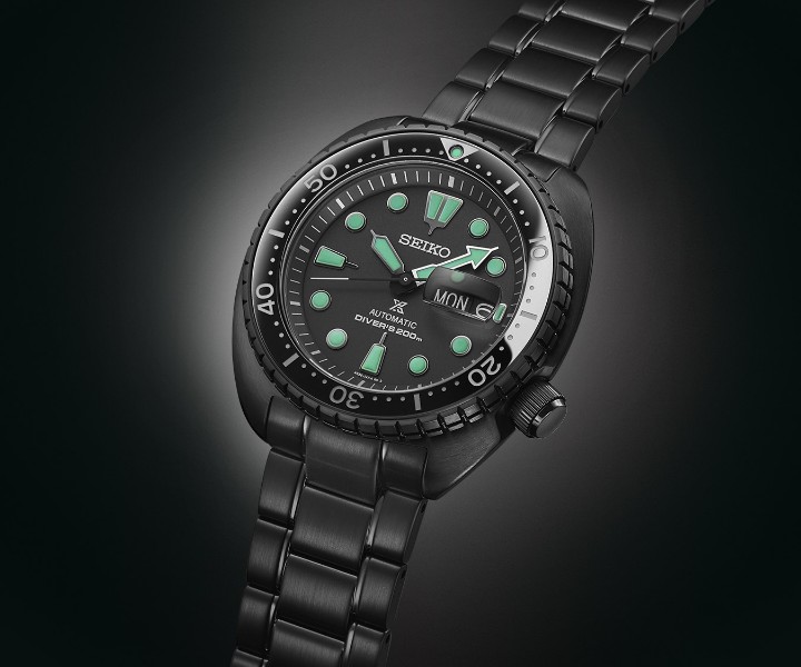 Obrázek Seiko Prospex The Black Series ‘Night Vision’ Turtle Diver