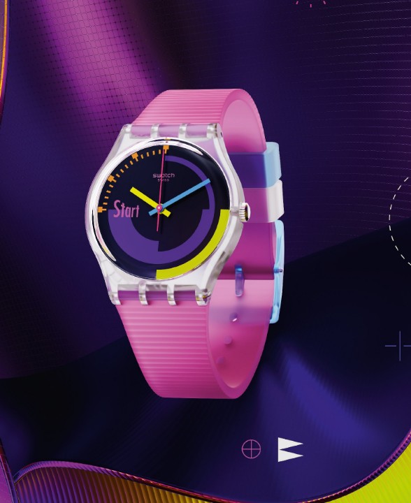 Obrázek Swatch Neon Pink Podium