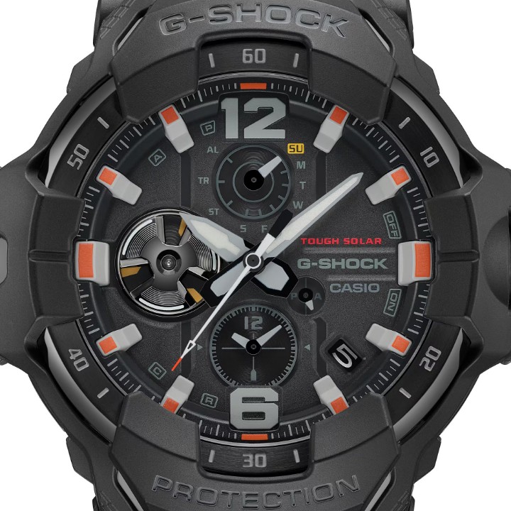 Obrázek Casio G-Shock GravityMaster Black and Emergency Colours Series