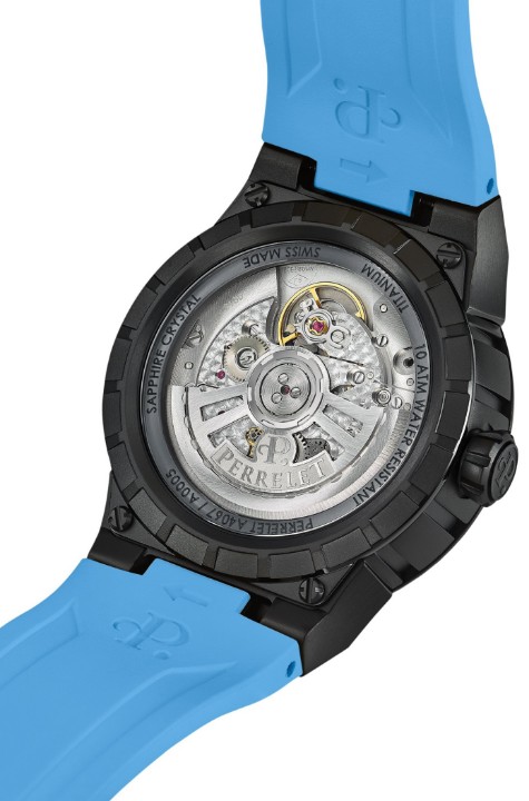 Obrázek Perrelet Turbine Titanium 41 Ice Blue