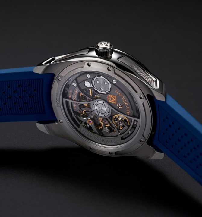 Obrázek H. Moser & Cie Pioneer Retrograde Seconds Midnight Blue