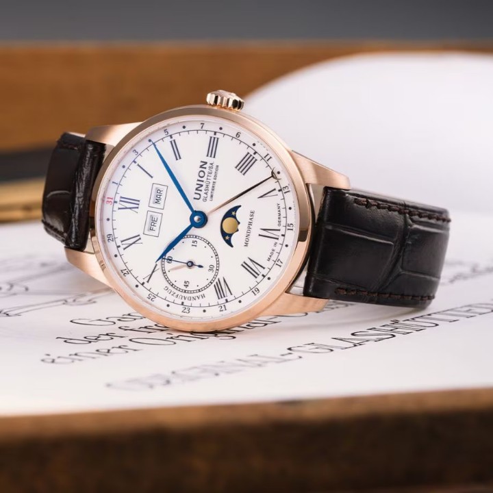 Obrázek Union Glashütte 1893 Johannes Dürrstein Moon Phase Limited Edition