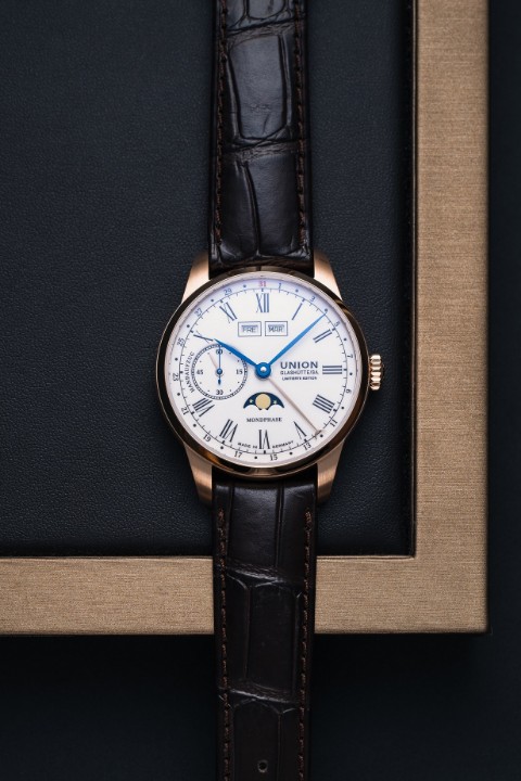 Obrázek Union Glashütte 1893 Johannes Dürrstein Moon Phase Limited Edition