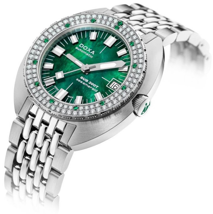 Obrázek Doxa SUB 200T Diamonds Sea Emerald