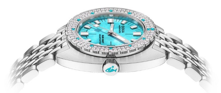 Obrázek Doxa SUB 200T Diamonds Aquamarine